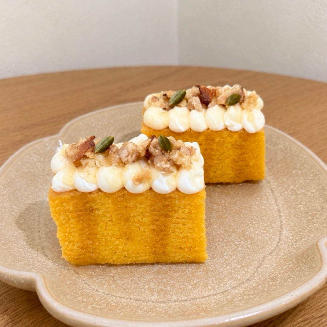 ほめられかぼちゃバウムアレンジ