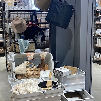 【コープさっぽろ岩見沢南】無印良品でアウトドア！