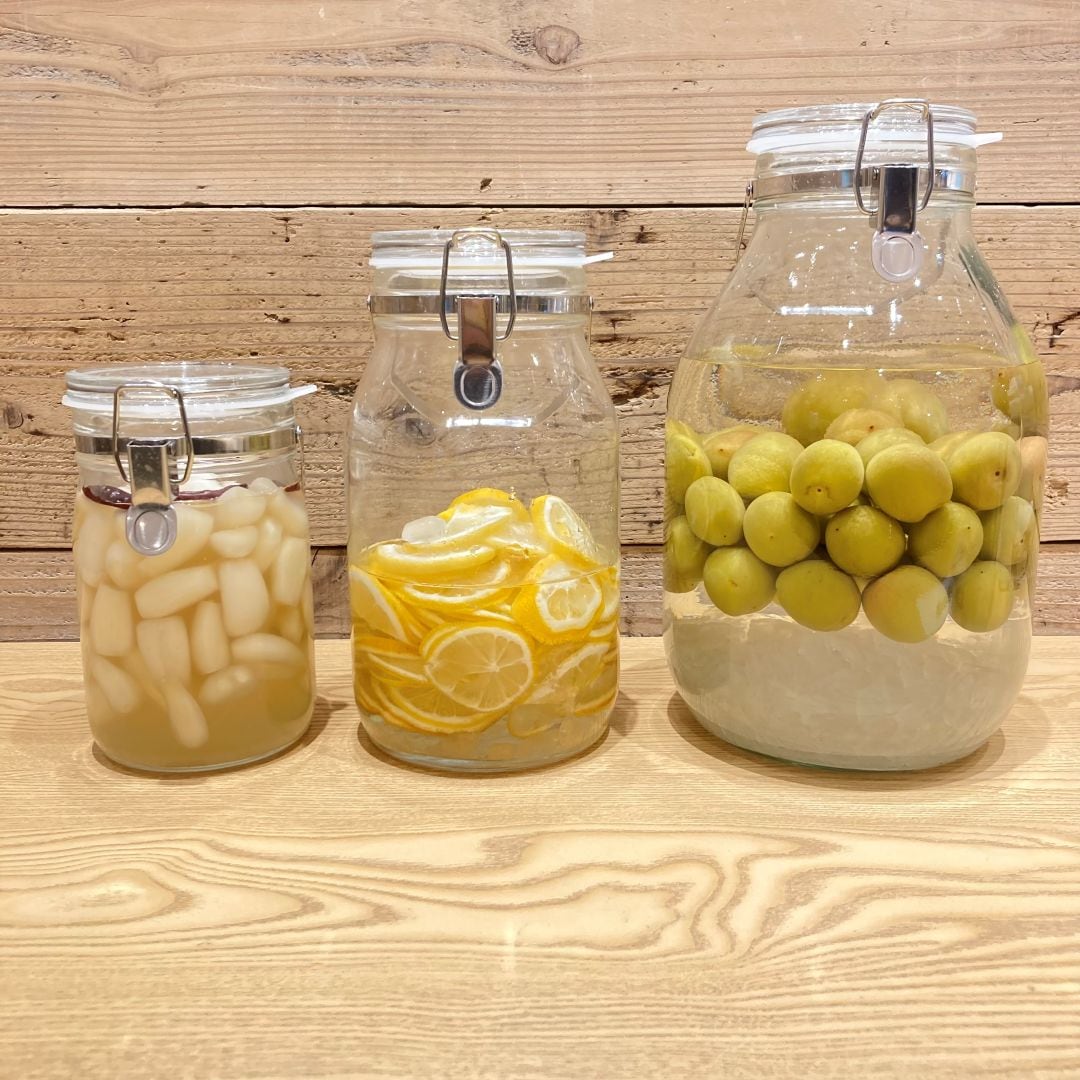 果実酒ビンの案内
