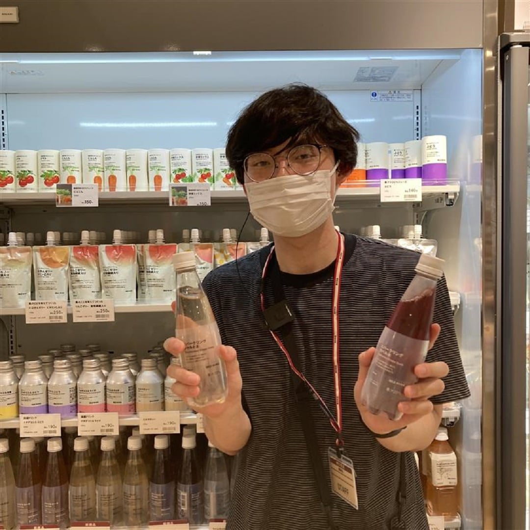 【リブ住吉】熱い季節にピッタリ、ぶどう炭酸水