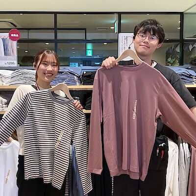 【リブ住吉】定番の長袖Tシャツが入荷しました！