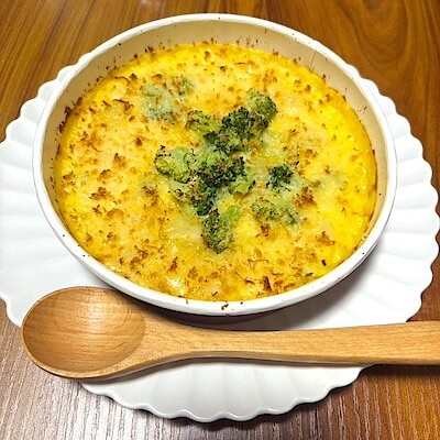 【エール東舞鶴】生乳仕立てのホワイトソースグラタン〜かぼちゃと鶏肉