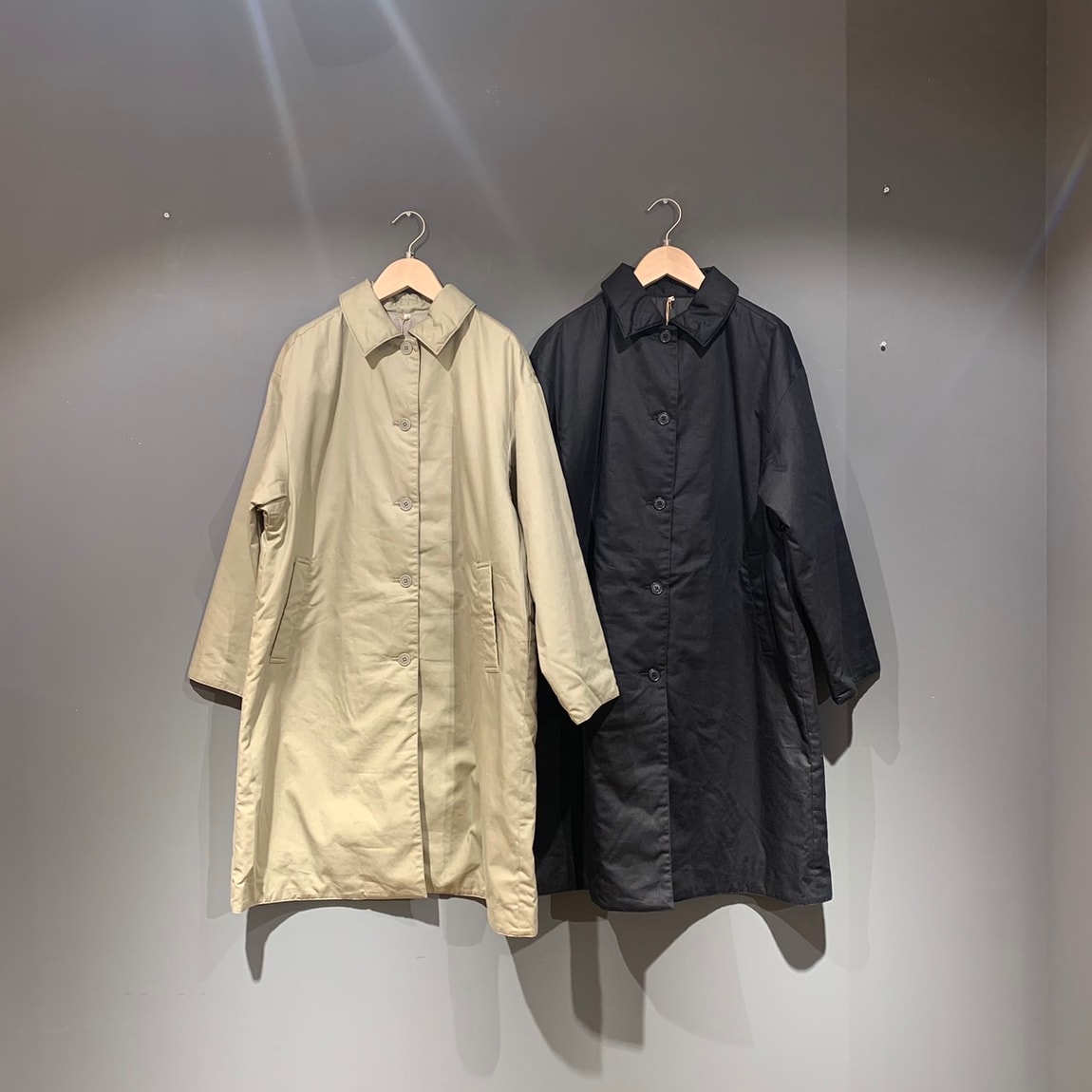 無印良品　木の実から作ったカポック混　中わたコート MUJI (無印良品) - 無印良品 紳士 木の実から作ったカポック混中わた