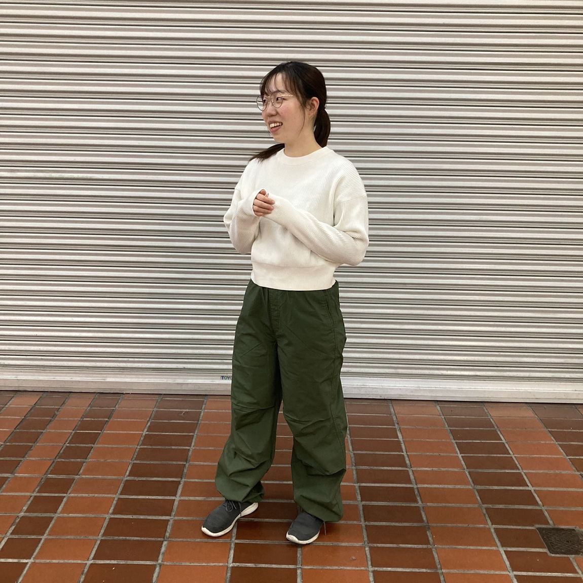 岡山表町商店街】裾幅を調節できる！「パラシュートイージーパンツ