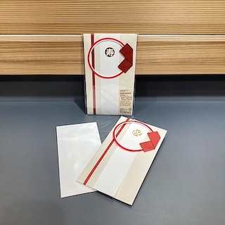 【岡山表町商店街】 ちょっとしたお祝いにもおすすめ！「金封お祝用　祝儀袋　紅白水引」