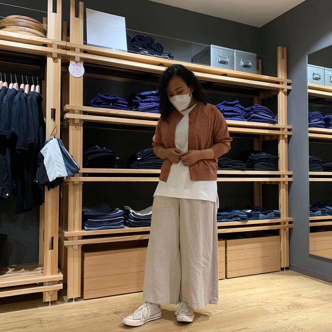 【岡山表町商店街】新商品入荷　UVカット天竺編みカーディガン