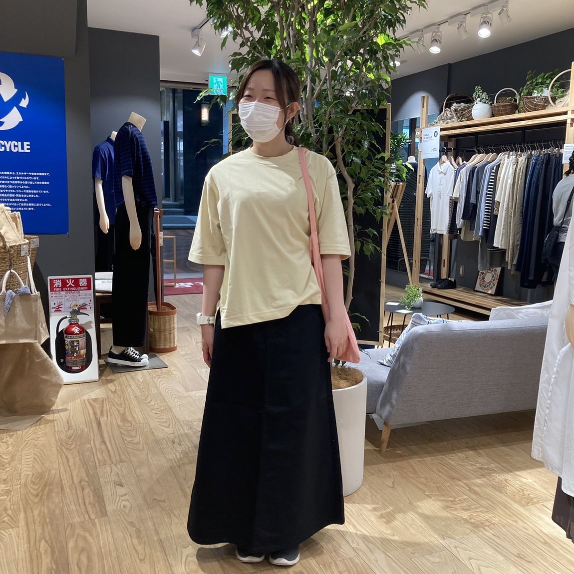 【岡山表町商店】　新入荷 デニムAラインスカート