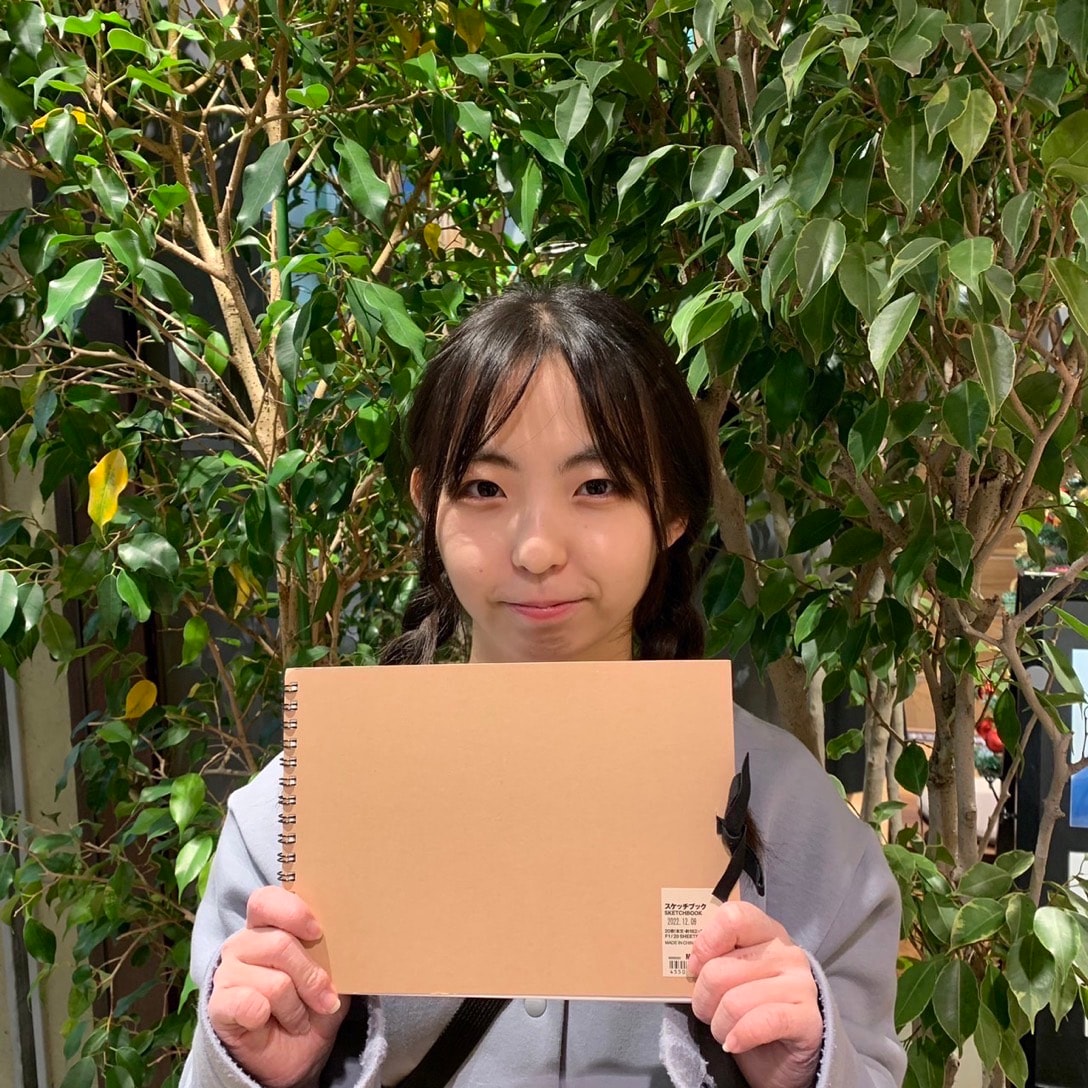完璧主義 岡山表町商店街】折り返せて描きやすい。「スケッチブック ブースター・導入液