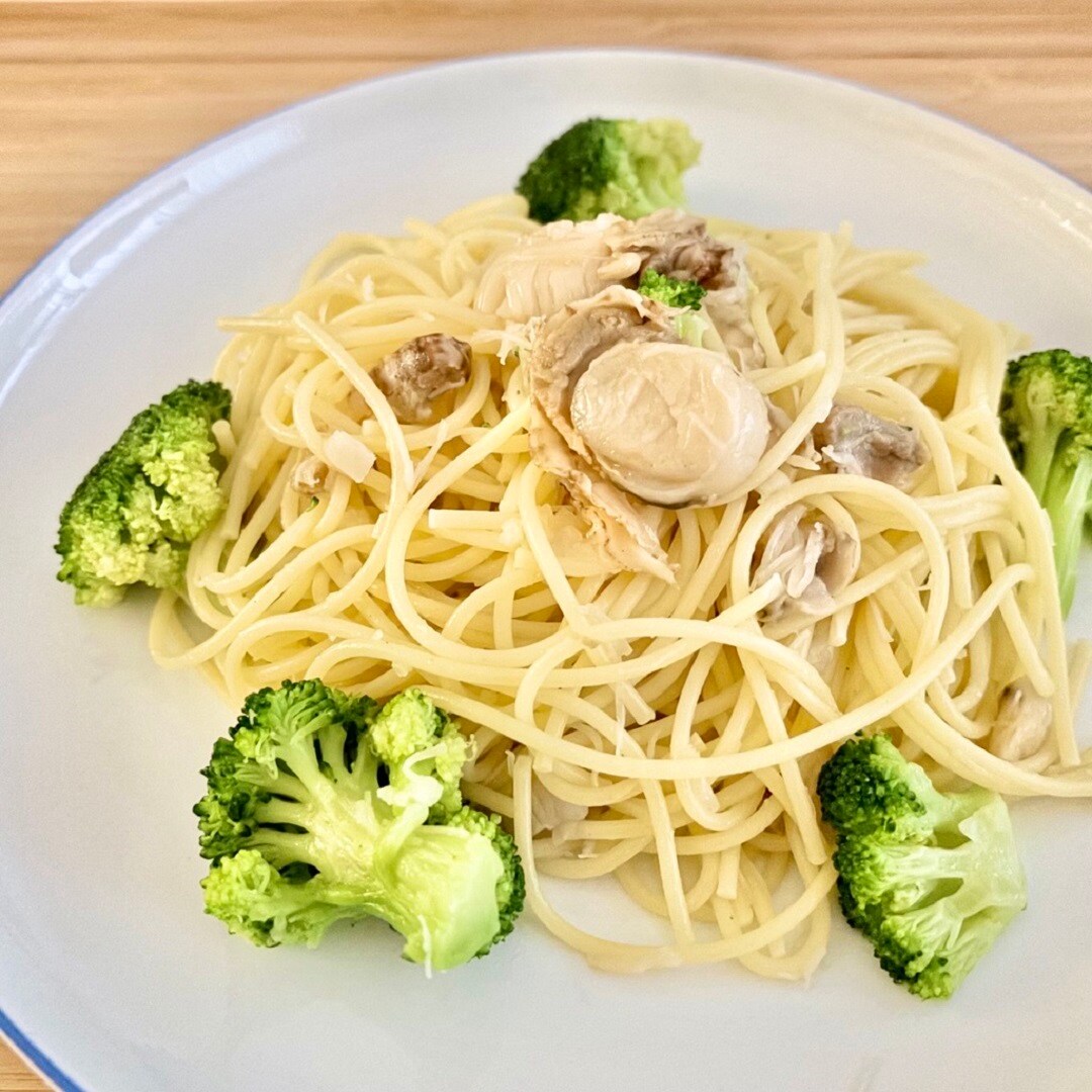 【知多】ほたてガーリックオイル焼きでつくるほたてパスタ