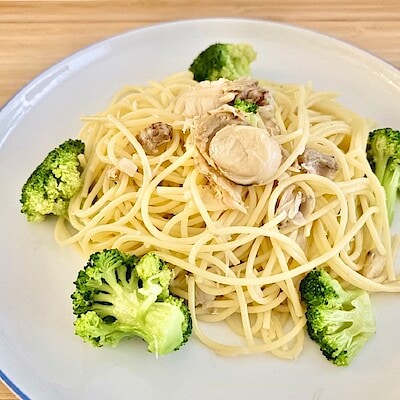 【知多】ほたて ガーリックオイル焼きでつくるほたてパスタ　