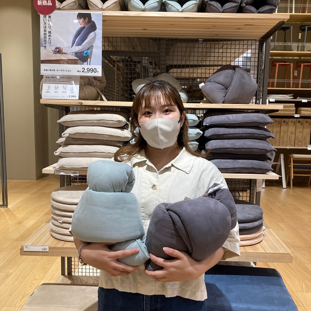 【知多】 新商品のご紹介｜自由に巻けるループクッション
