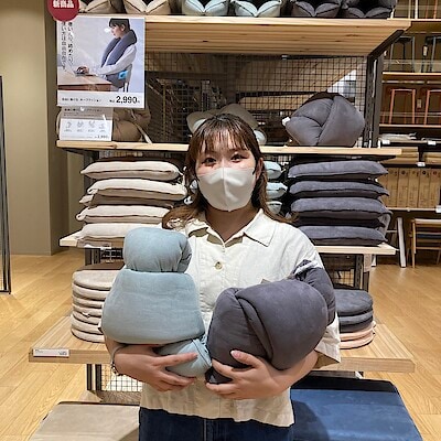 【知多】新商品のご紹介｜自由に巻けるループクッション