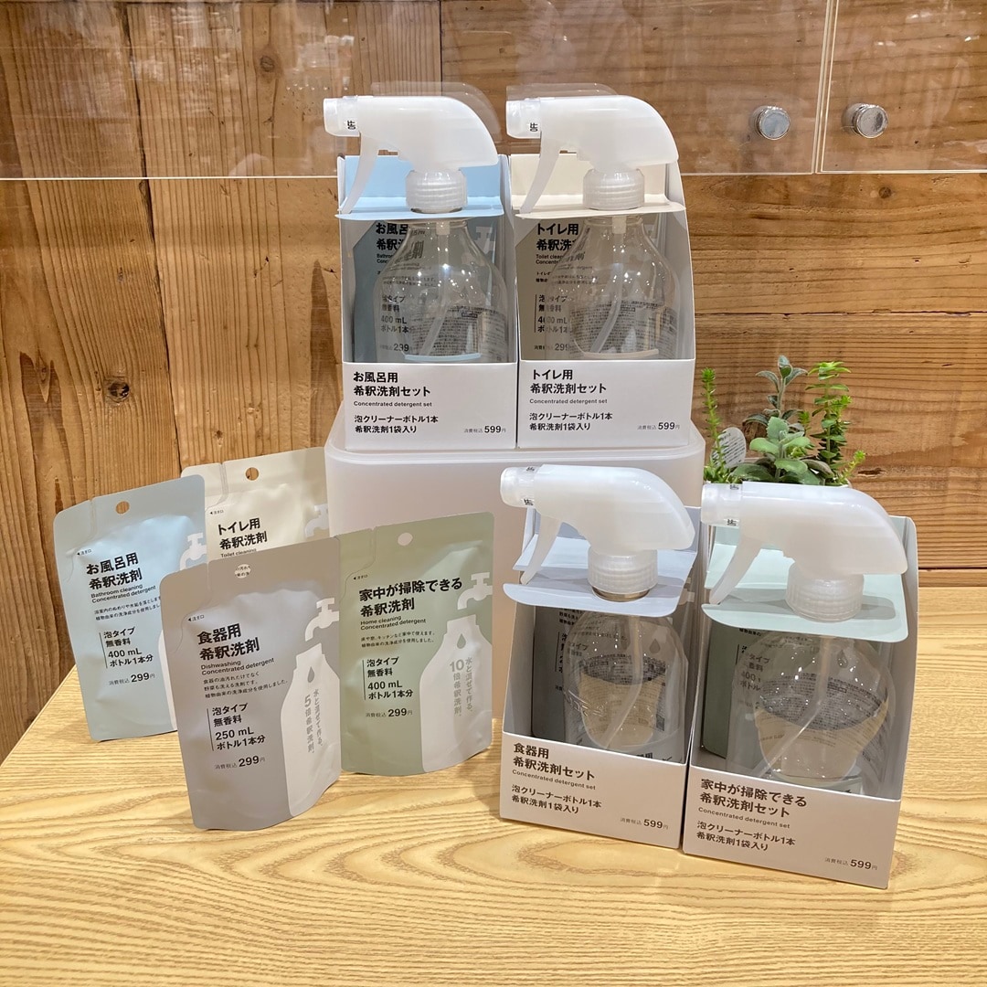 【知多】新商品のご紹介 | 希釈洗剤シリーズ