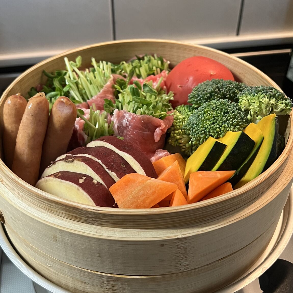 蒸篭の料理
