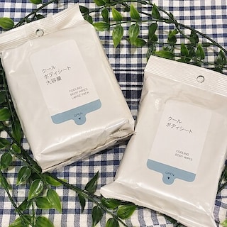 【無印良品500東大阪フッセ】サッとひと拭き、暑い日の味方に