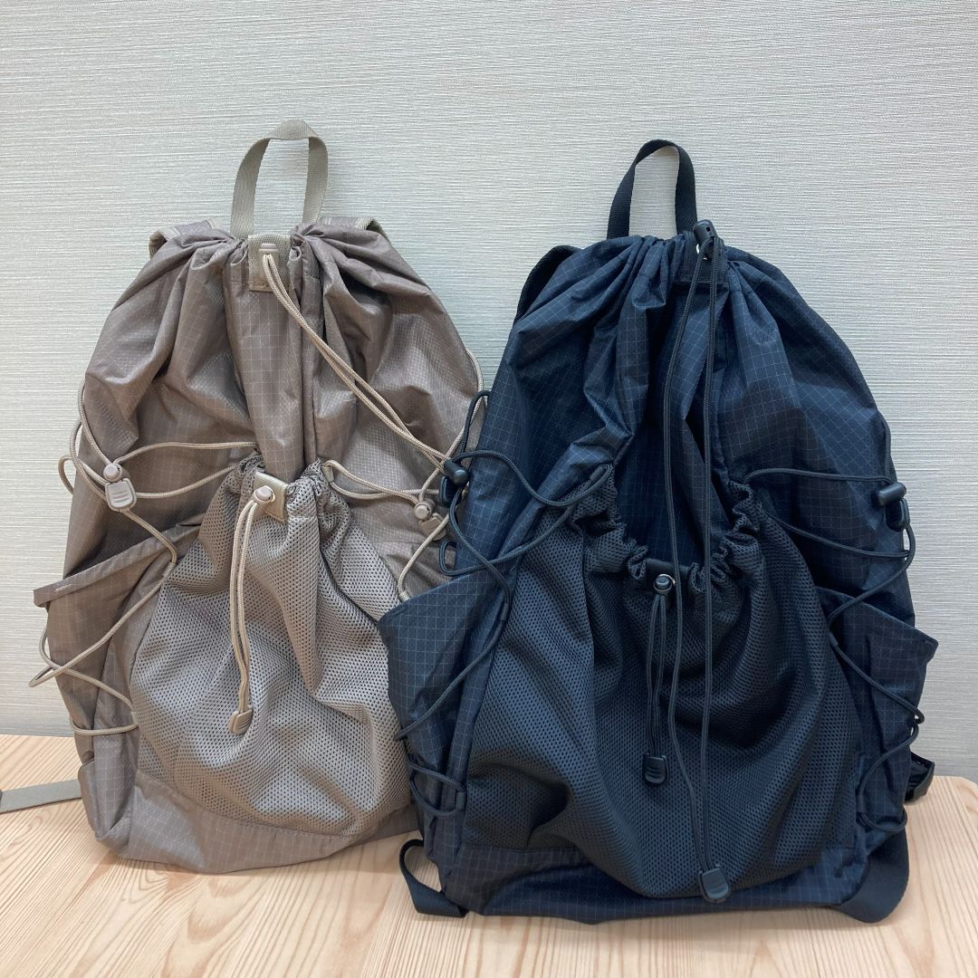 撥水　リップストップ　リュックサック