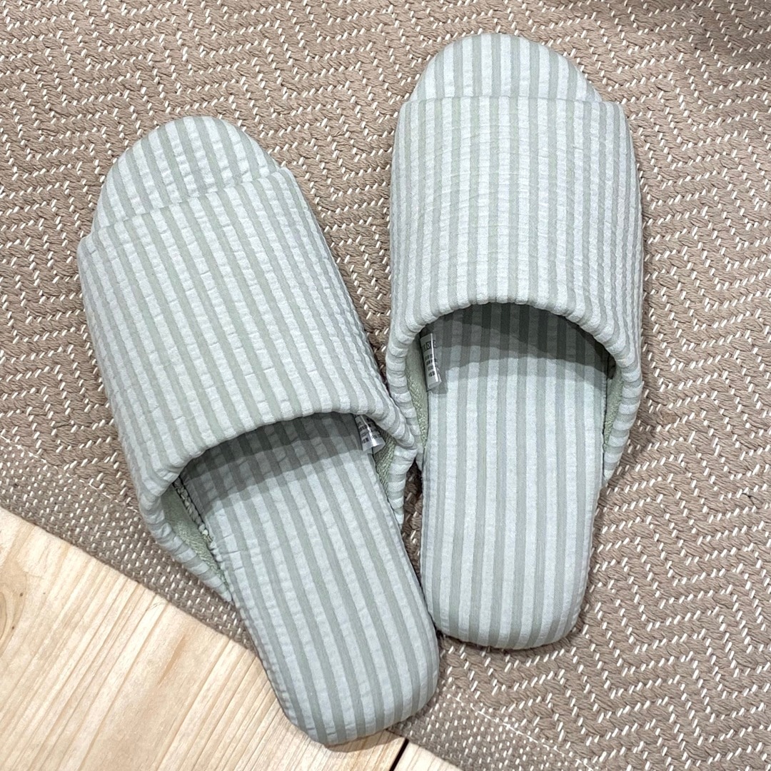 【イズミヤショッピングセンター神戸玉津】 綿サッカー織スリッパのご紹介