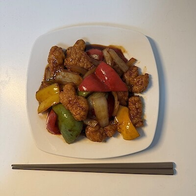 【イズミヤショッピングセンター神戸玉津】『フライパンでつくるミールキット　豚肉の黒酢ソース炒め』を作ってみました。