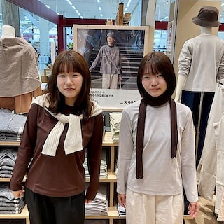 【イズミヤショッピングセンター神戸玉津】 スタッフのおすすめ 『天竺編みクルーネック長袖Tシャツ』 のご紹介