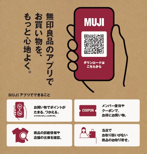 MUJIアプリ新規登録CP