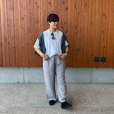 【新潟白根】身長168cm_「涼感Tシャツコーデvol.5」