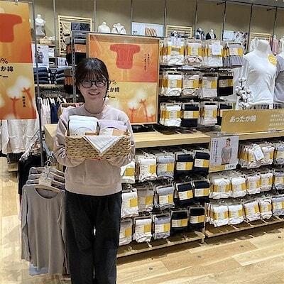 【新潟白根】自然な肌触りの「あったか綿インナー」