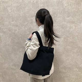 【デュー阪急山田】毎日にちょうどいい、『帆布　横型トートバッグ』