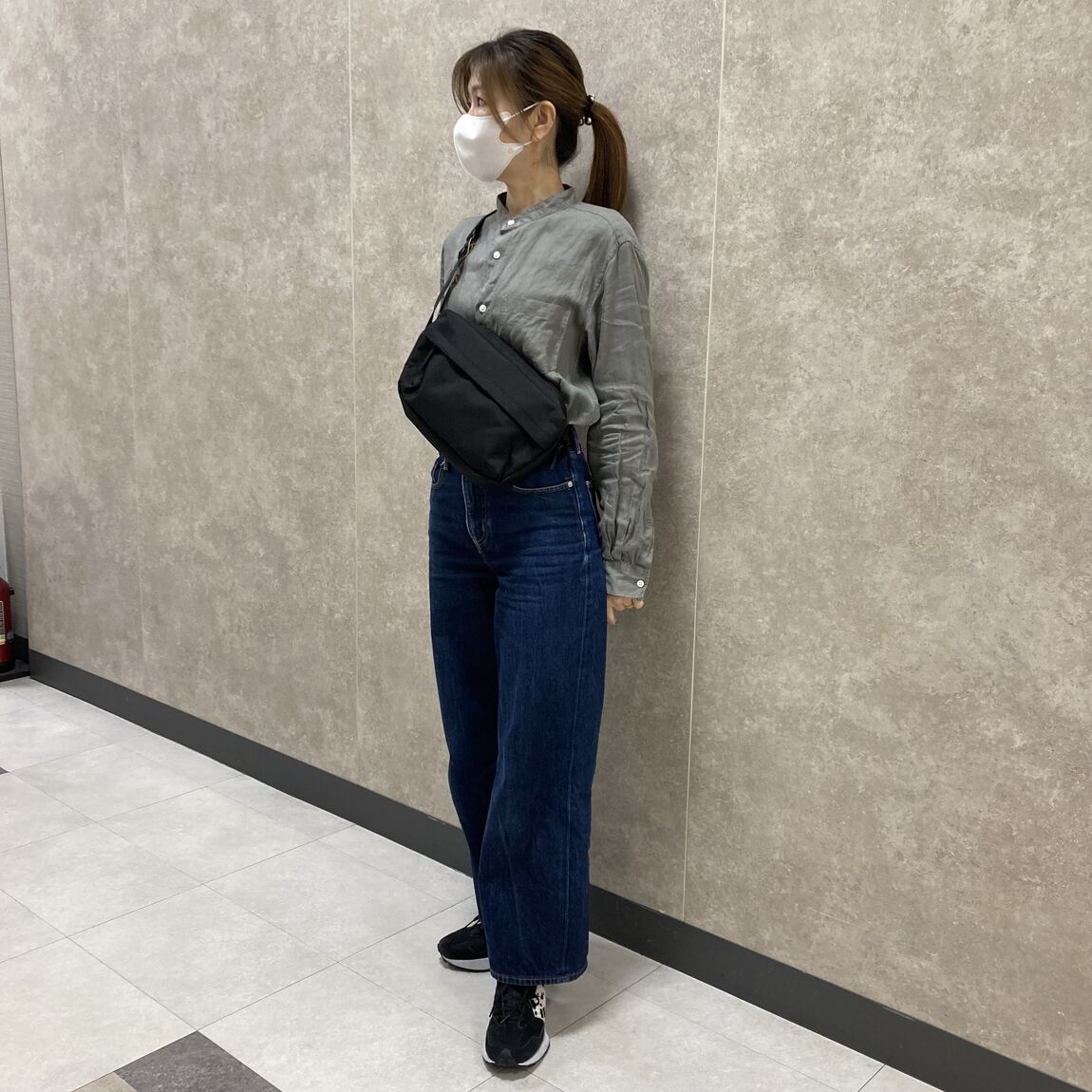 撥水　ショルダーバッグ　全体