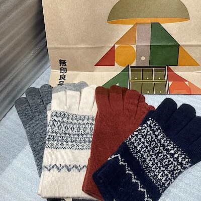 【デュー阪急山田】裏起毛タッチパネル手袋