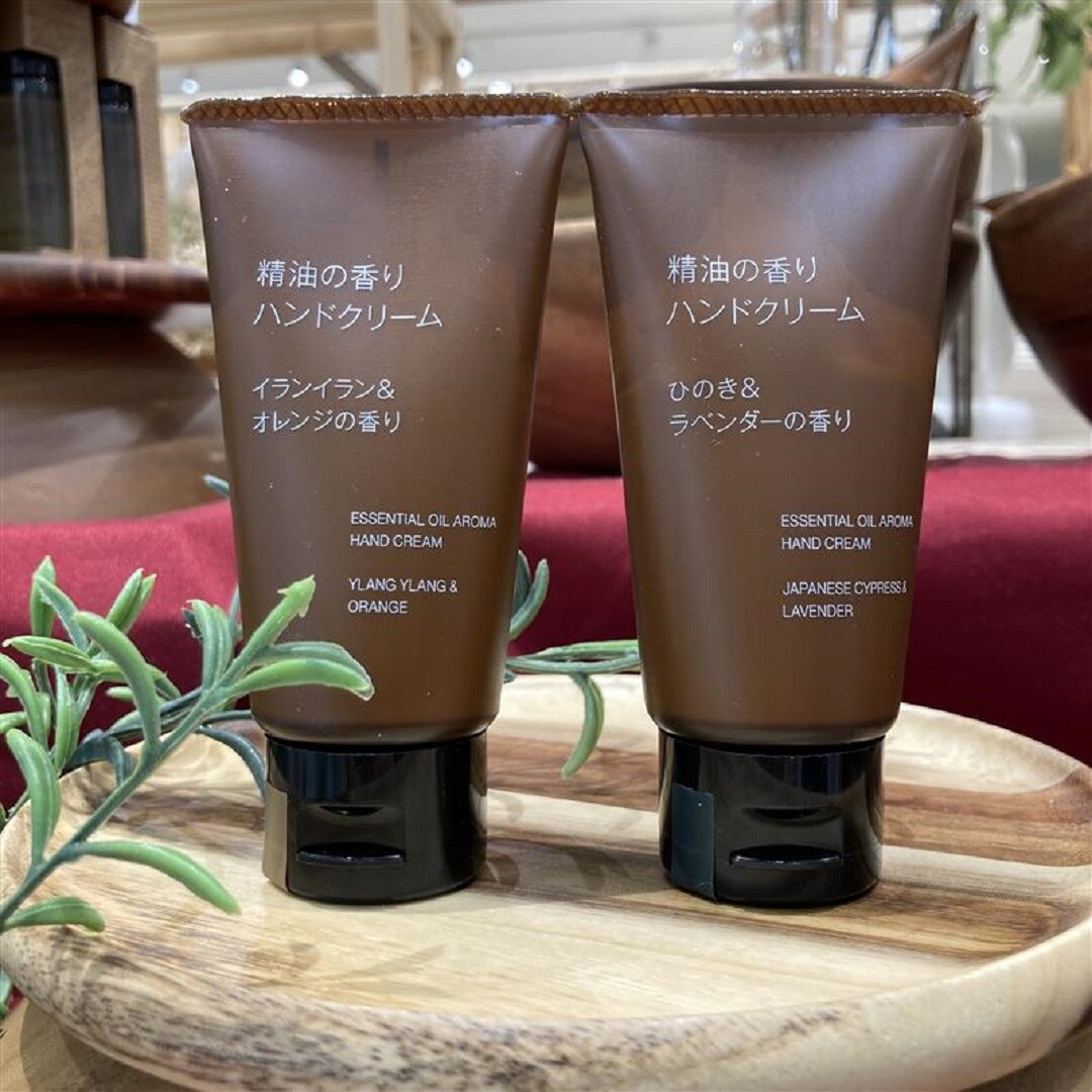 精油の香りハンドクリーム　キービジュアル