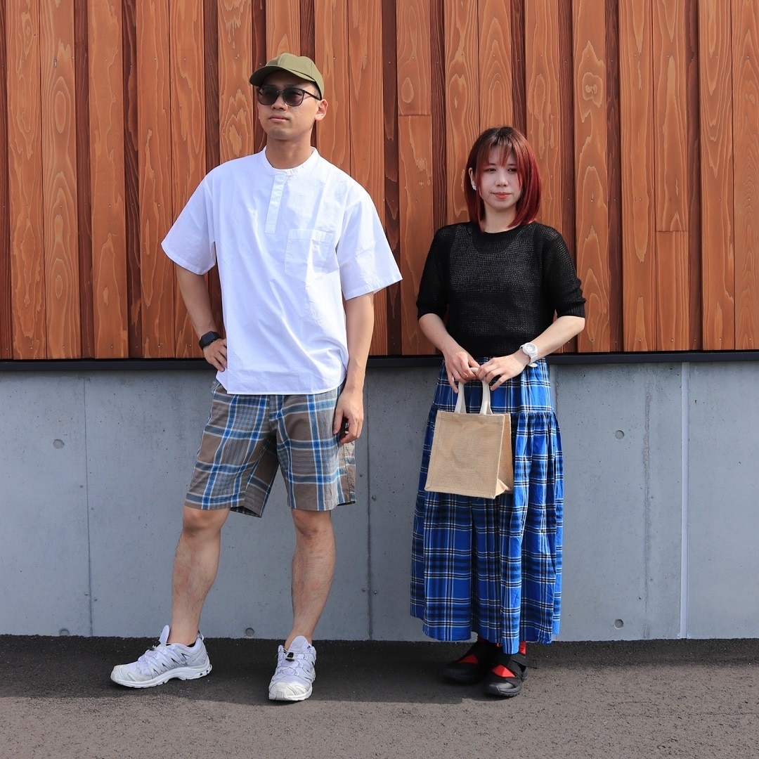 マドラスチェックのお洋服の紹介