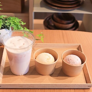 【日田】ひと足早く春を感じるアイスとラテ