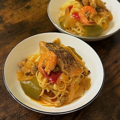 【ハピオ木野】フライパンでつくるミールキット｜3種の魚介のブイヤベース