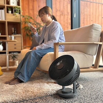 【ハピオ木野】新色|360度首振り機能付きサーキュレーター