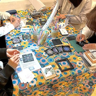 【ハピオ木野】ワークショップのお知らせ | 3/7（土）だれでも描ける点描曼荼羅ワークショップ