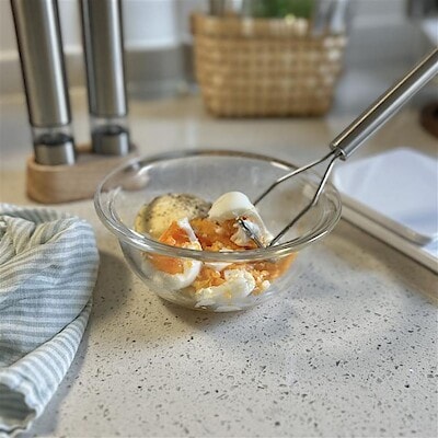 【ハピオ木野】新商品|調理からそのまま食卓へ 耐熱ガラスボール