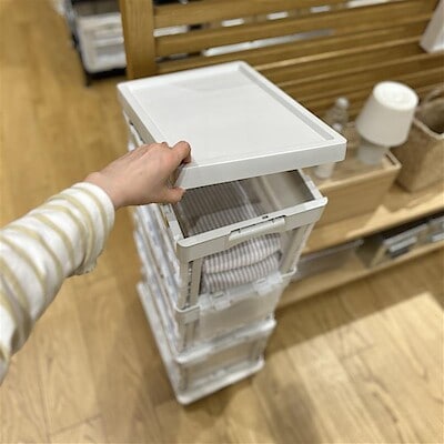 【ハピオ木野】折りたたみコンテナがさらに使いやすくなりました。