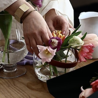 【ハピオ木野】ワークショップのお知らせ｜2/14(土)チューリップアラカルトブーケ販売会・飾り方