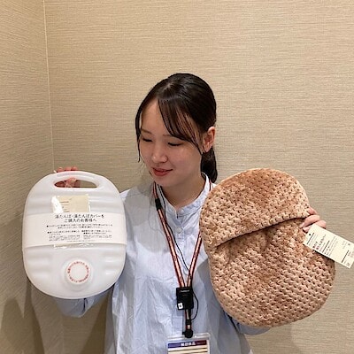 【イオンモール大阪ドームシティ】新商品の湯たんぽのご紹介