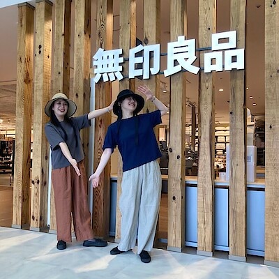 【エール峰山】ワイド半袖Tシャツ×リネンパンツ