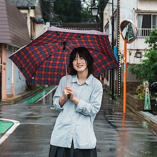 【無印良品500 エコルマ狛江】チェック柄で雨の日も楽しく