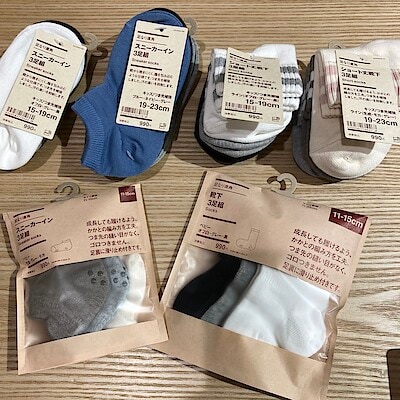 【バイユー江戸川松江】たくさんの工夫がつまった子ども用靴下のご紹介