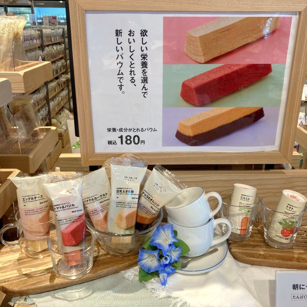栄養が摂れるバウムキービジュアル