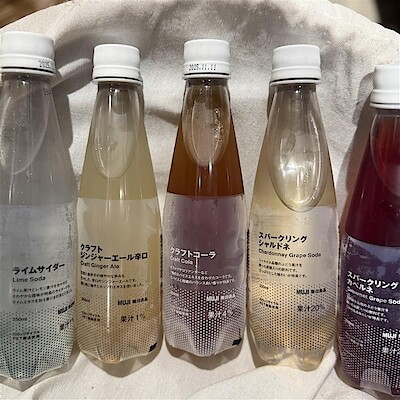 【無印良品500シャポー小岩】　夏にぴったり爽やか炭酸飲料のご紹介