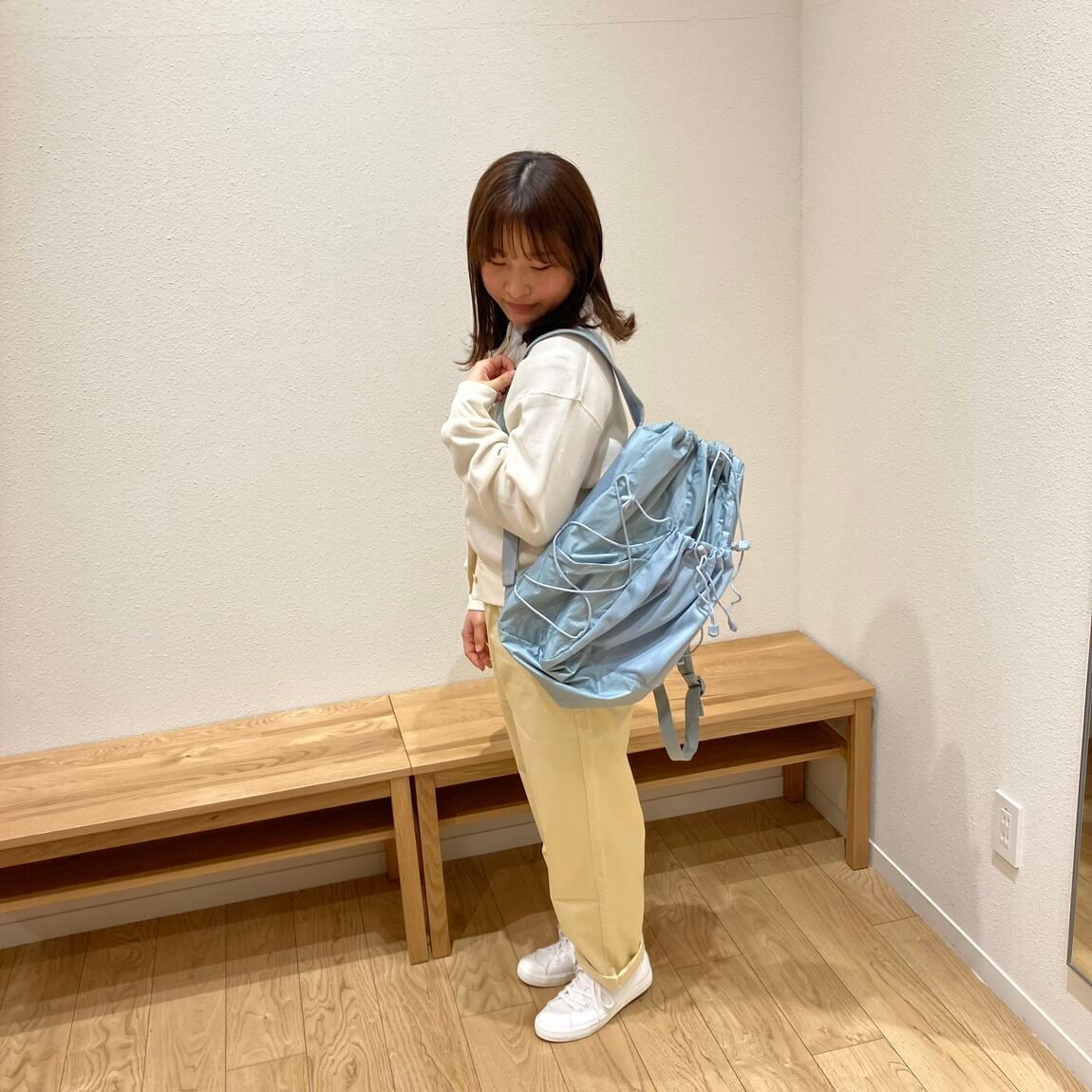 【堅田】春カラーを取り入れたコーデ