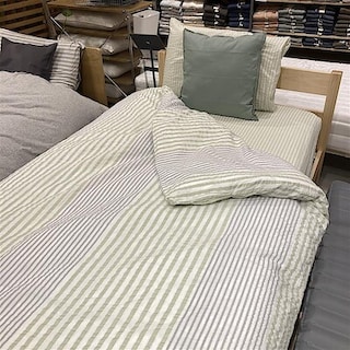 【堅田】肌触りさらっと　綿サッカー織寝具