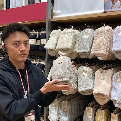 【いなげや大泉学園】寒い季節にぴったり！ボアフリースソックスで足元を温めませんか？