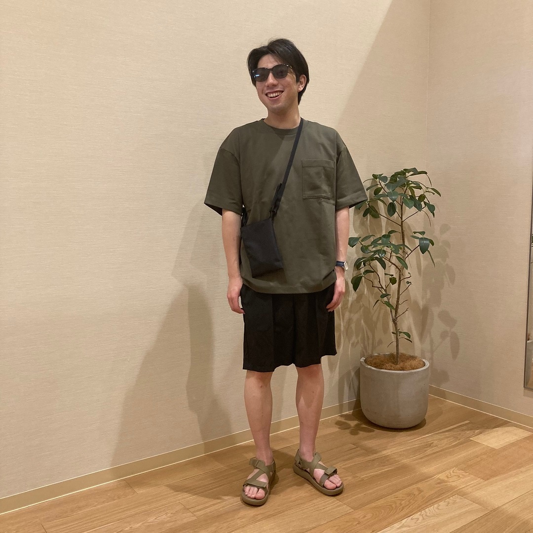 涼感UVカット　ワイド半袖Tシャツ　キービジュアル