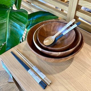 【ランドブレイン千歳モール】軽くて割れにくいヤシの廃材を使った箸とスプーン｜スタッフのおすすめ