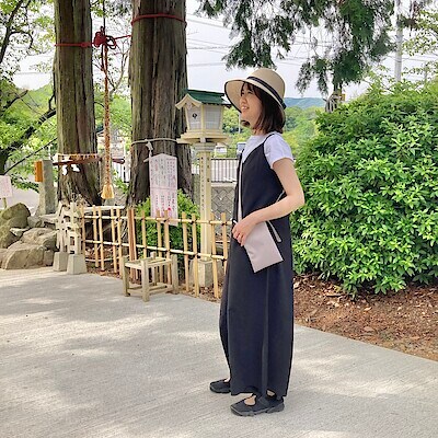 【ゆめタウン武雄】身長160cm｜風を楽しむ 武雄trip 3Daysコーディネート Day2